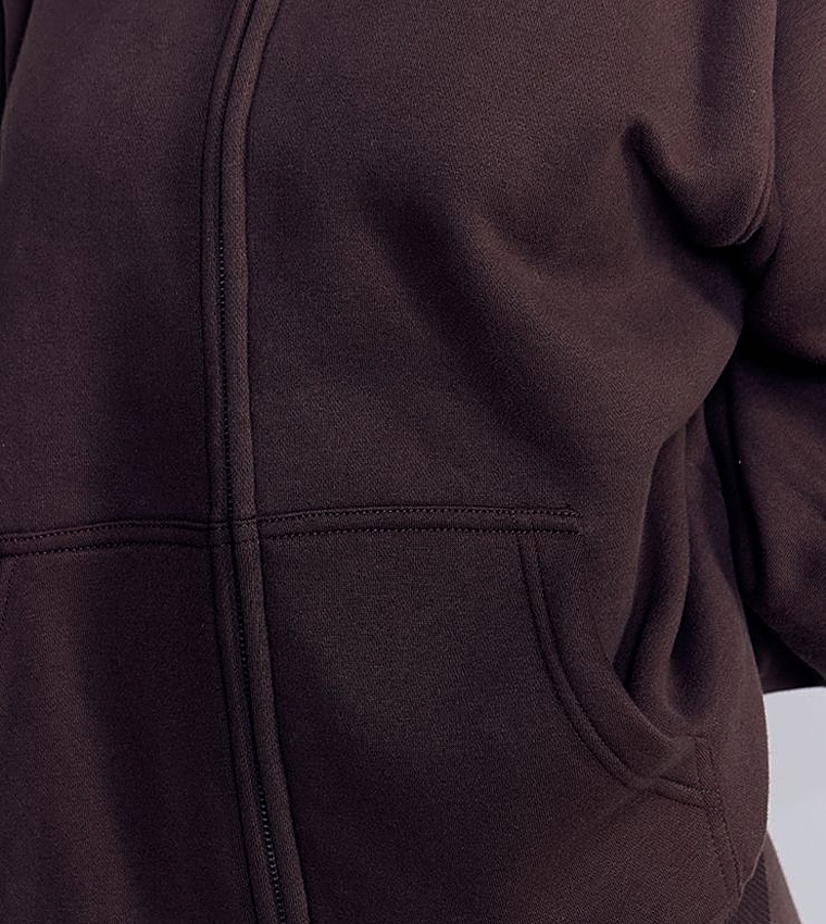 Petite Zip-Through Hooded Jacket