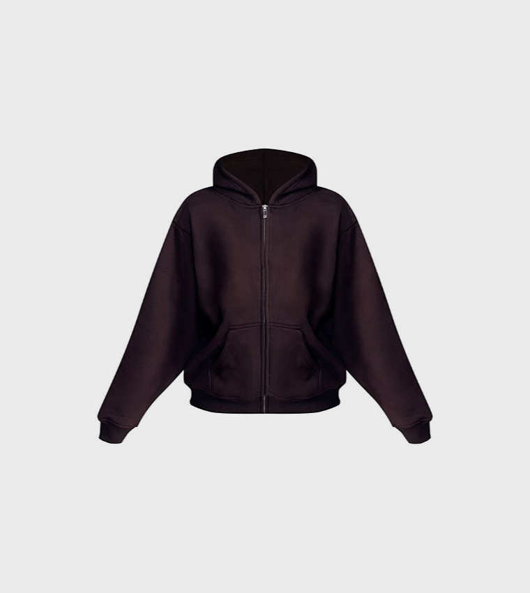 Petite Zip-Through Hooded Jacket