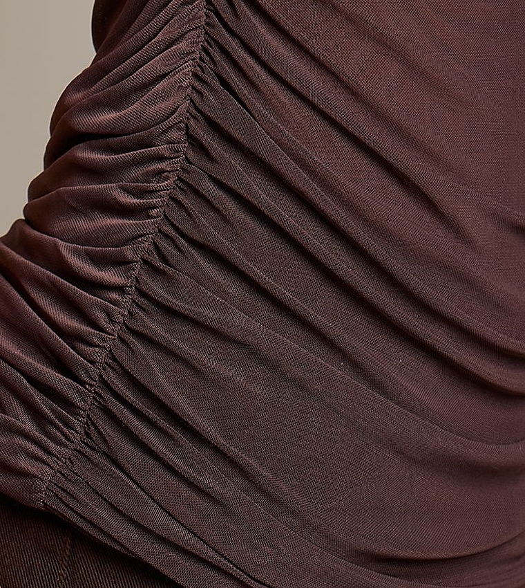 Mesh Draped Cami Top
