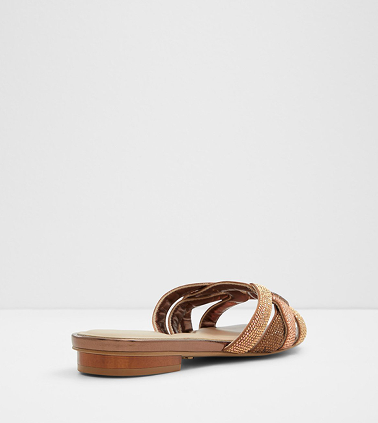 CORALLY Embellished Flat Sandals