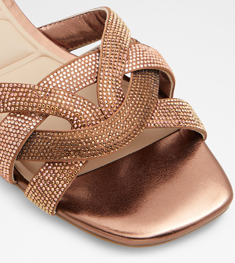 CORALLY Embellished Flat Sandals