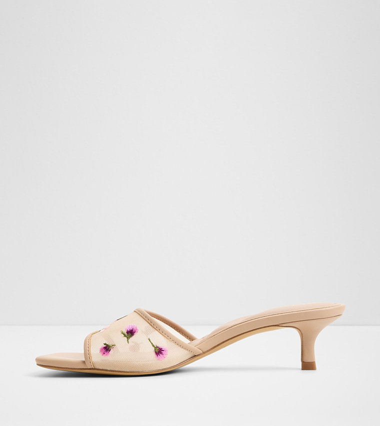 COTERA Open Toe Kitten Heel Sandals