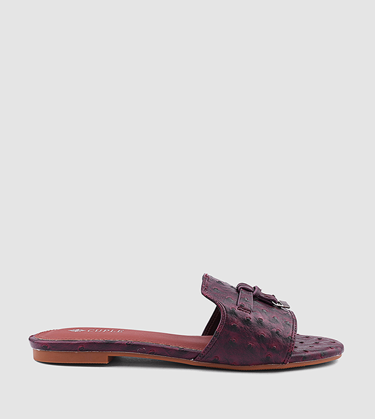 Textured Flat Sandals