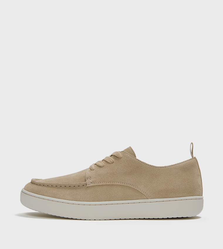 CRAFT-Q Suede Lace-Up Shoes