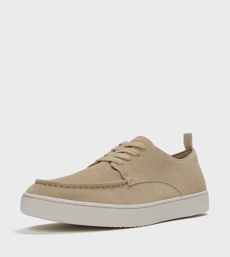 CRAFT-Q Suede Lace-Up Shoes