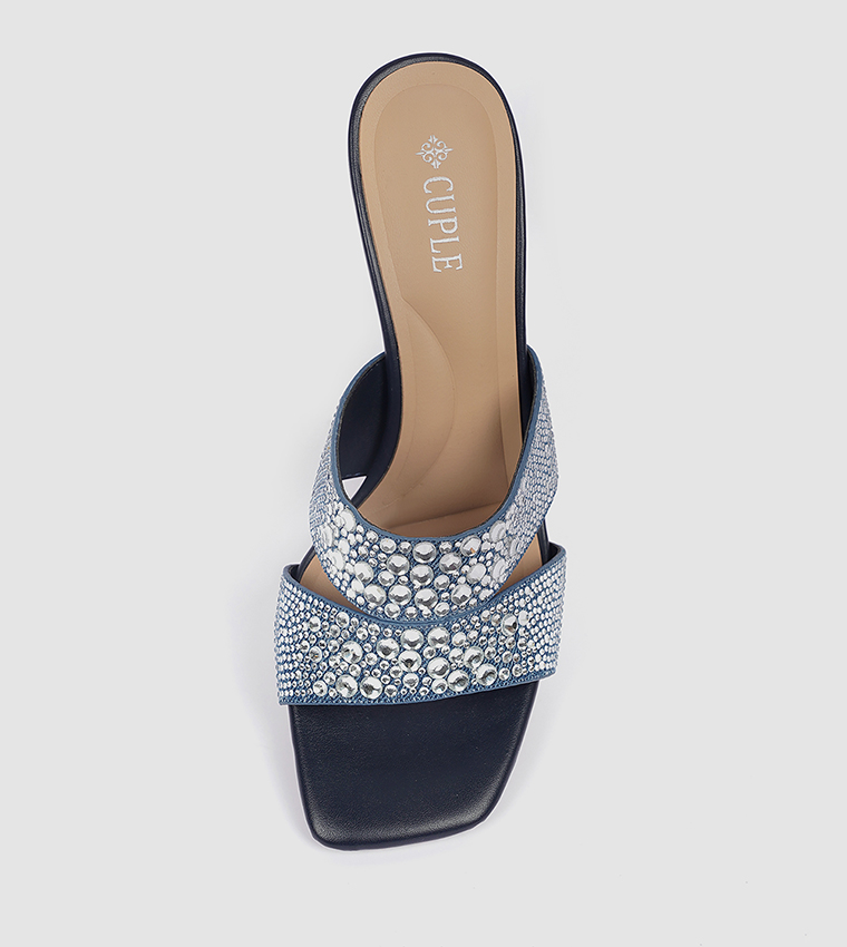 Embellished Heeled Sandals