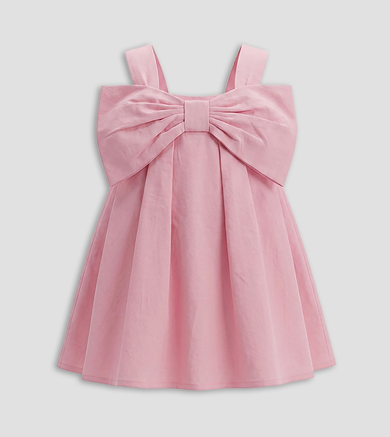 Bow Detail Sleeveless Dress