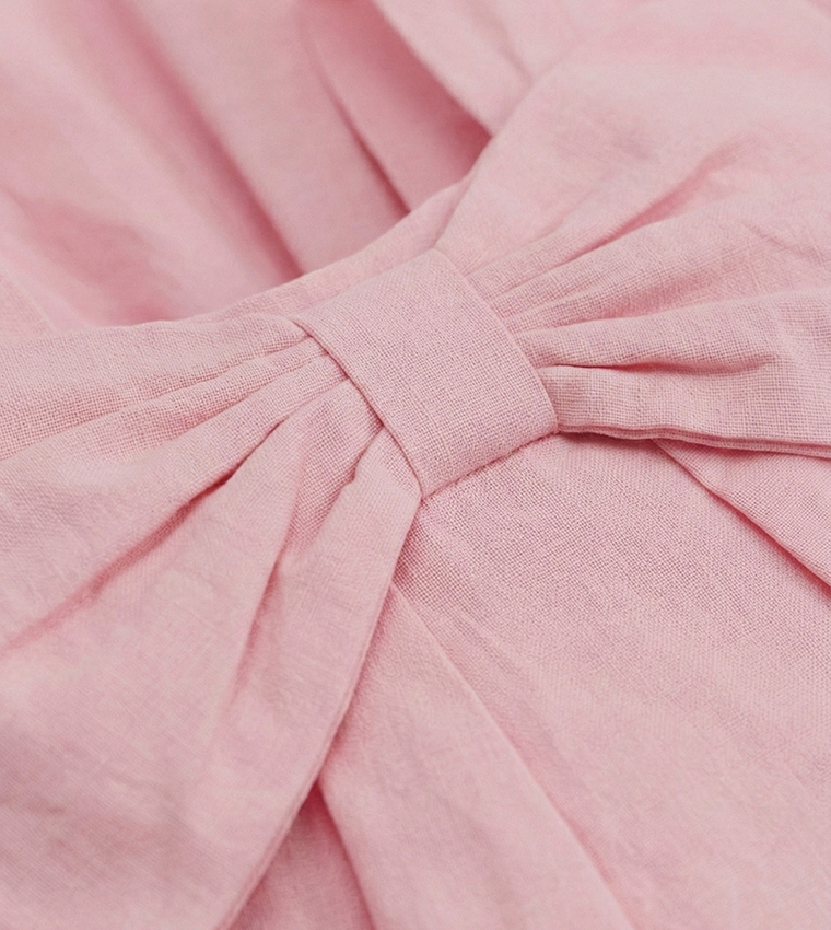 Bow Detail Sleeveless Dress