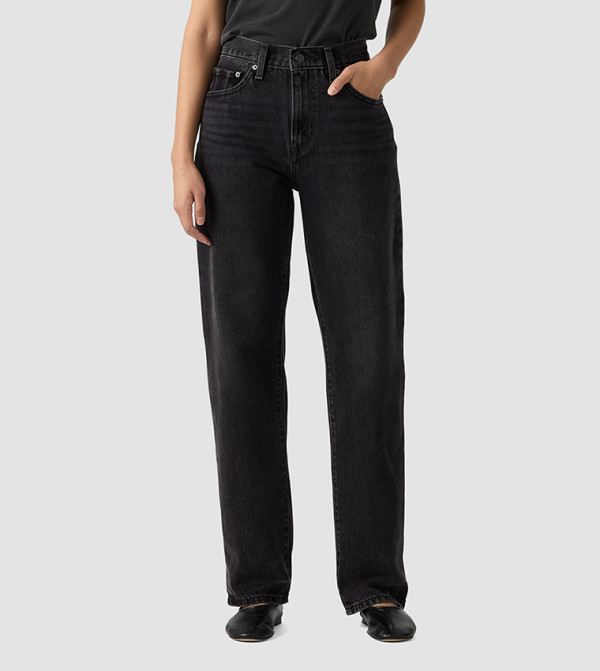 Washed Dad Fit Jeans