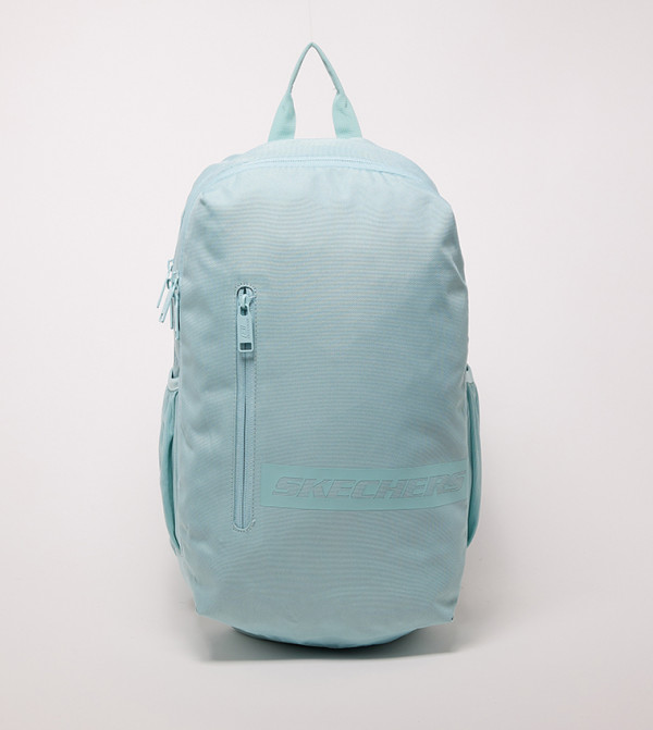 Logo Detail Zippered Backpack