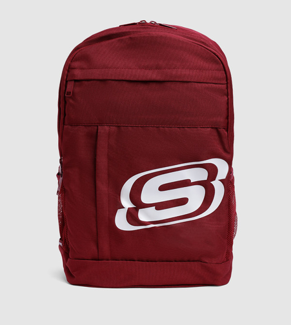 CENTRAL Logo Printed Zippered Backpack