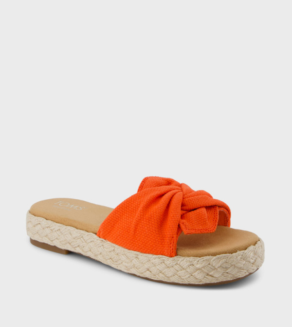 ABBY Knot Detail Espadrille Sandals