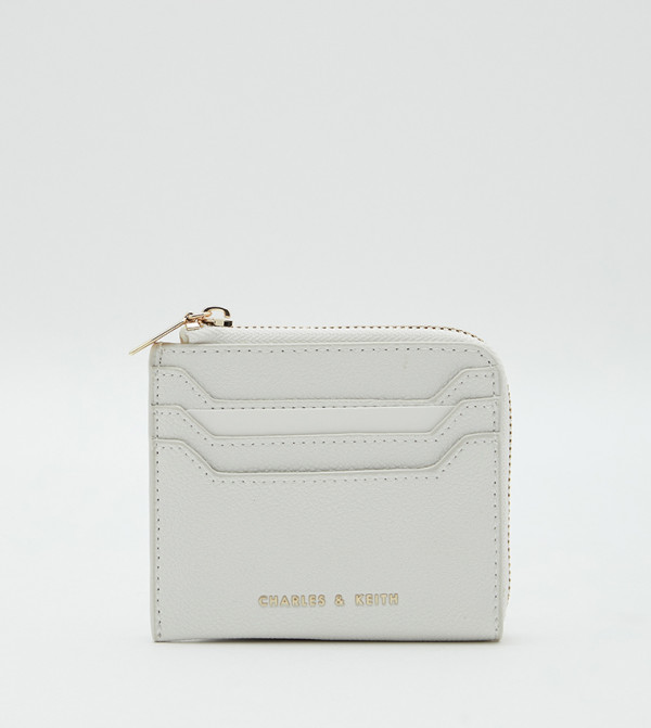 Textured Zipper Card Holder