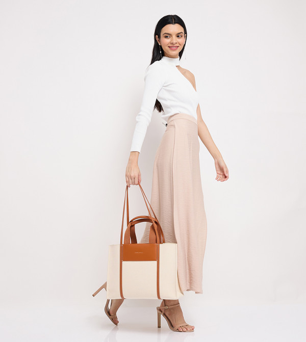 Shalia Large Double Handle Tote Bag