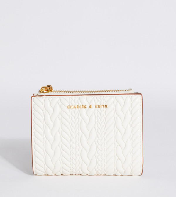 Apolline Textured Zip Closure Wallet