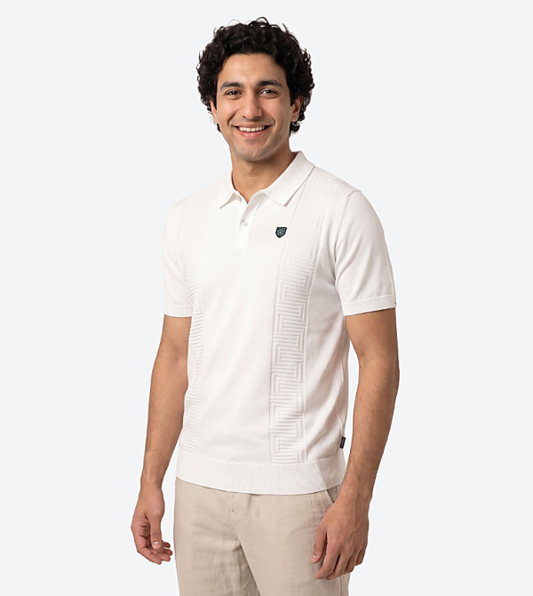 SIGNATURE Logo Detail Polo T-Shirt