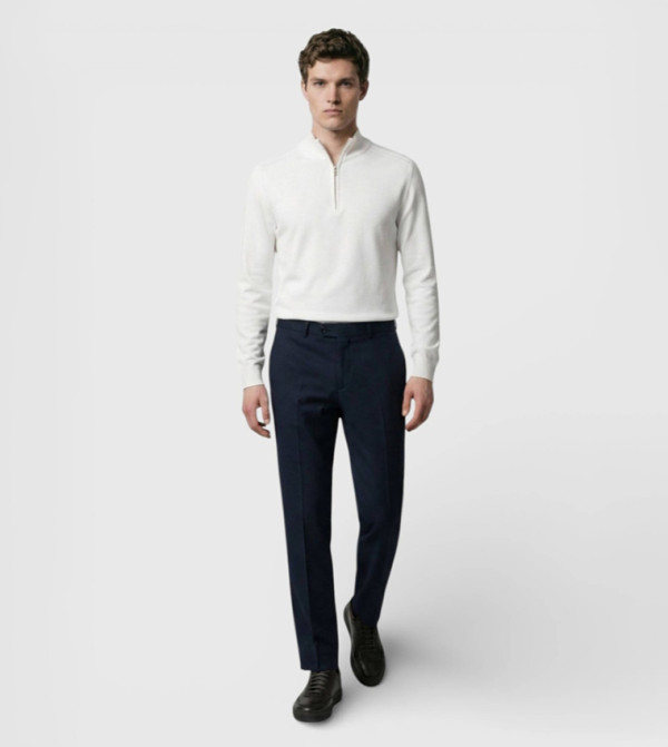 Regular Fit Classical Wool Formal Pants