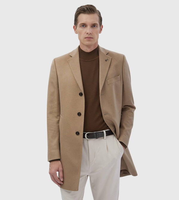 Regular Fit Classical Overcoat