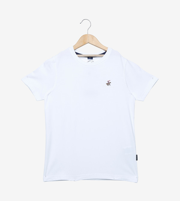 Logo Embroidered Short Sleeves T-Shirt