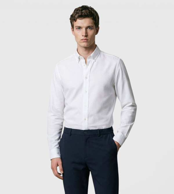 Solid Long Sleeves Casual Shirt