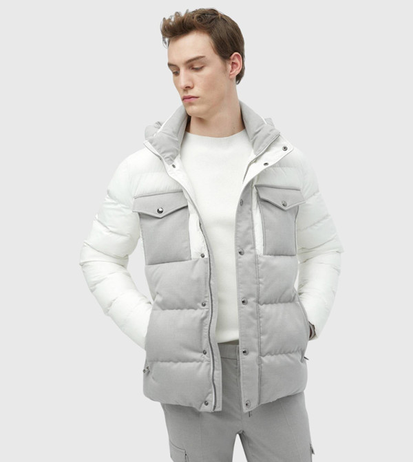 Regular Fit Hooded Puffer Jacket