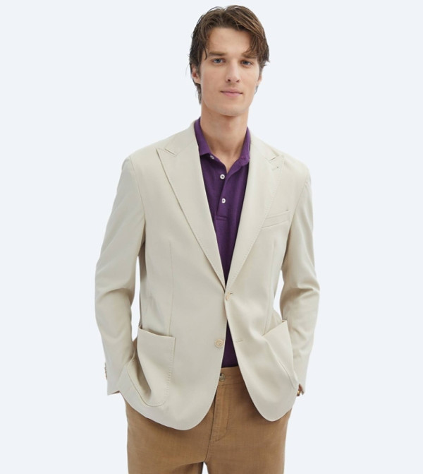Solid Modern Fit Blazer