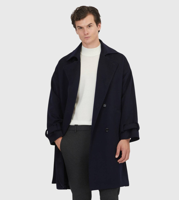 Long Sleeves Oversized Overcoat
