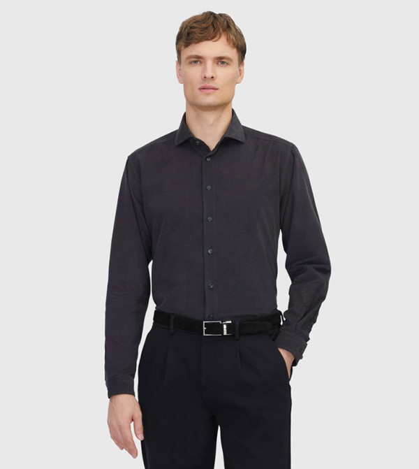 Solid Long Sleeves Casual Shirt