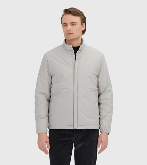 Regular Fit Collared Rain Coat