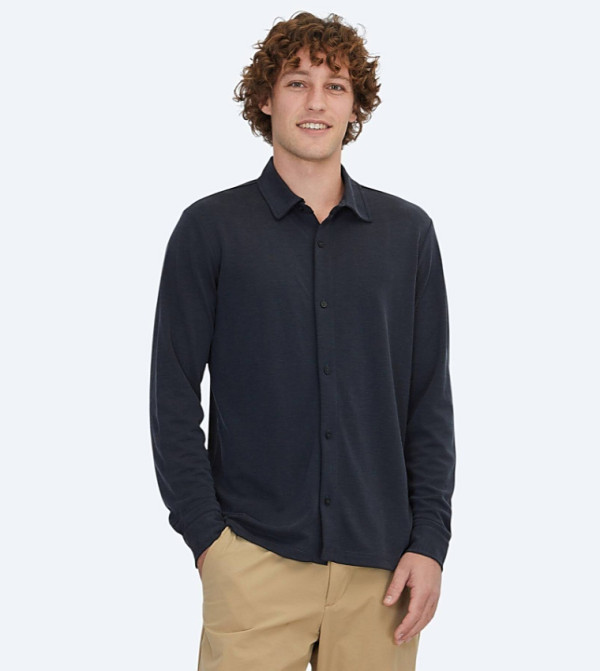 Solid Long Sleeves Regular Fit Shirt