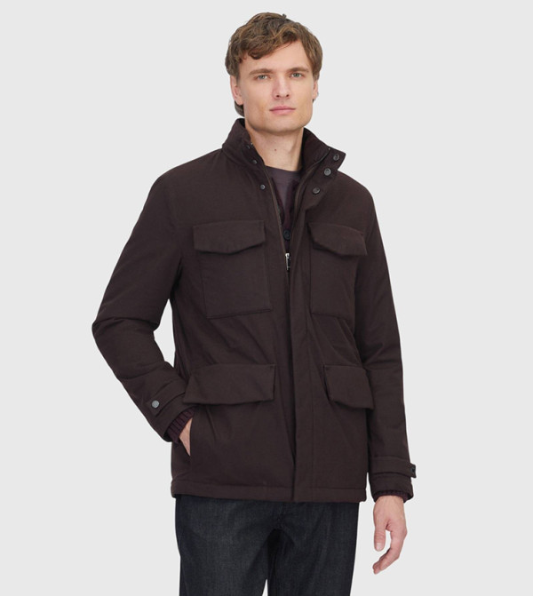 Solid Regular Fit Lightweight Jacket
