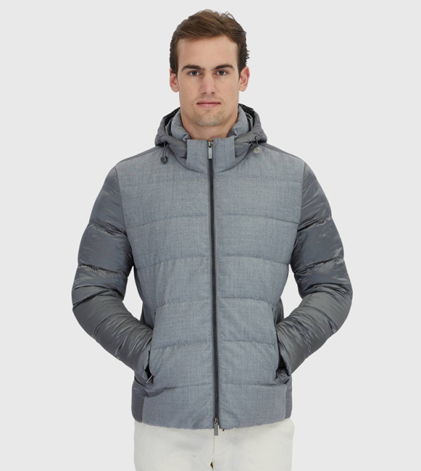 Regular Fit Hooded Puffer Jacket