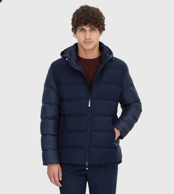 Regular Fit Hooded Puffer Jacket