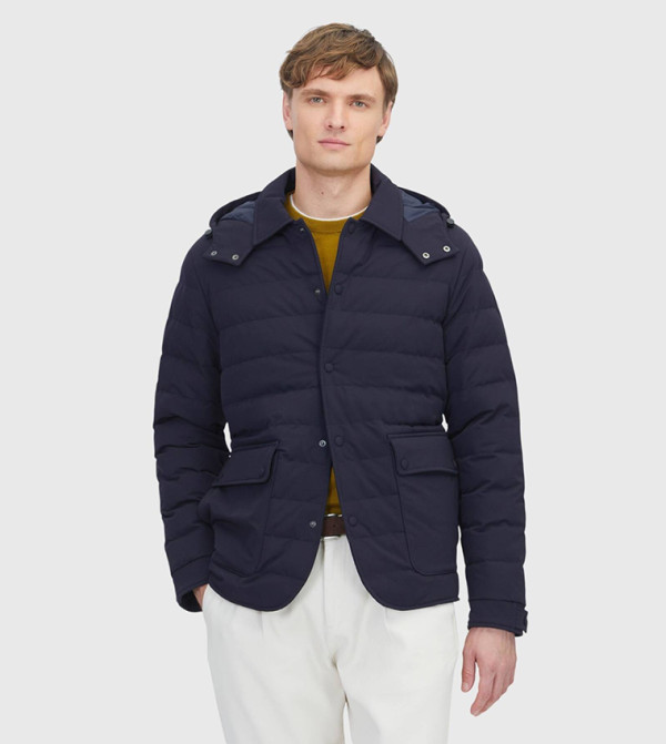 Regular Fit Hooded Puffer Jacket