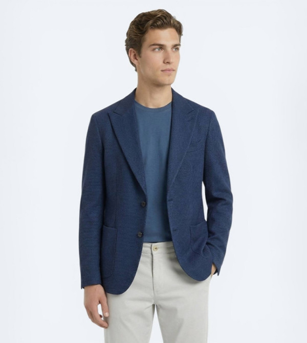 Textured Modern Fit Blazer