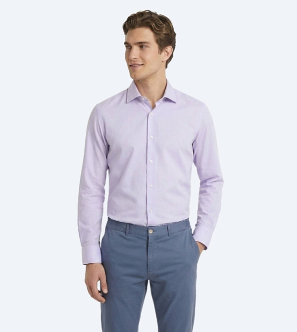 Solid Long Sleeves Regular Fit Shirt