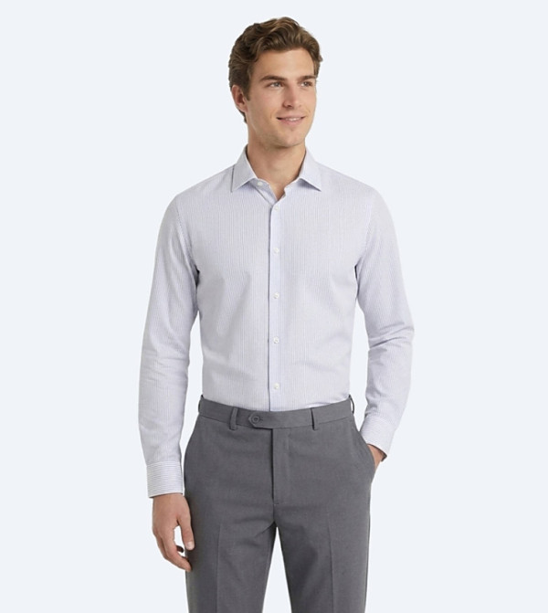 Striped Long Sleeves Regular Fit Shirt