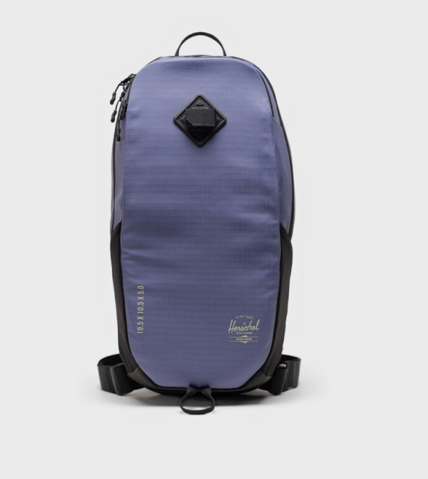 Logo Detail Zippered Backpack, 17L