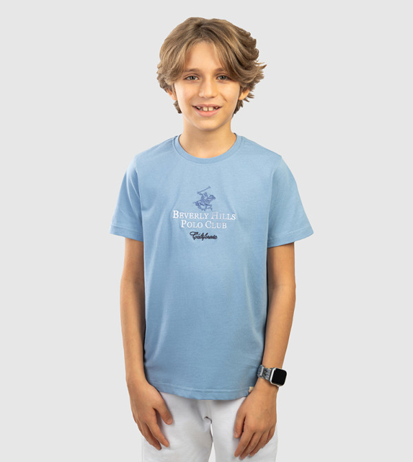 Logo Embroidered Short Sleeves T-Shirt