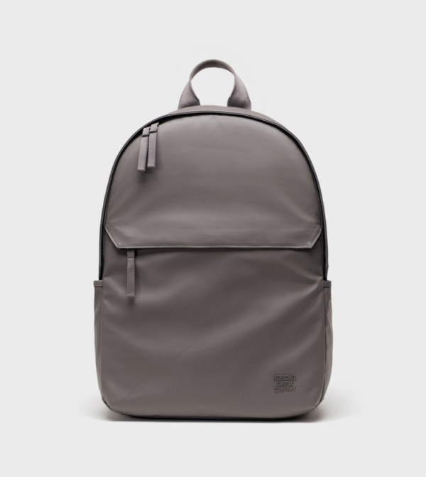 Alberni Logo Detail Zippered Backpack