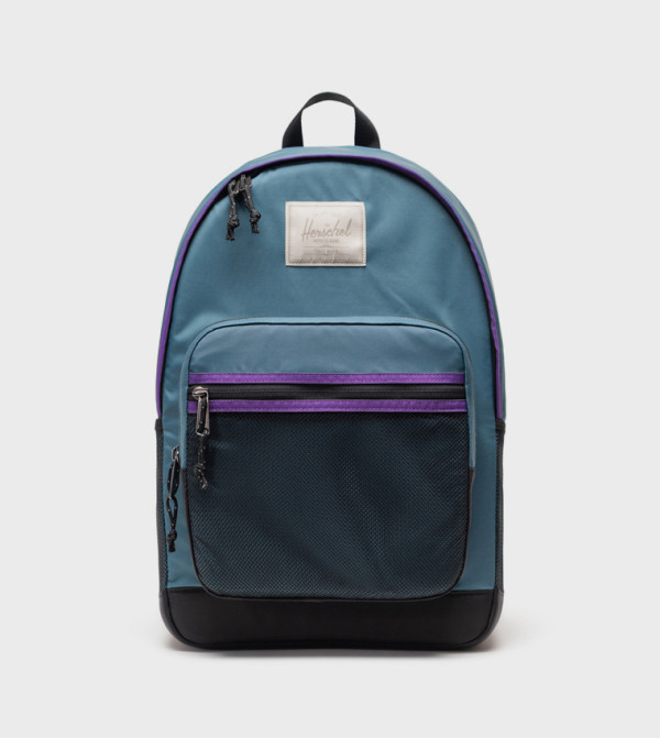 Kaine Logo Badge Zippered Backpack