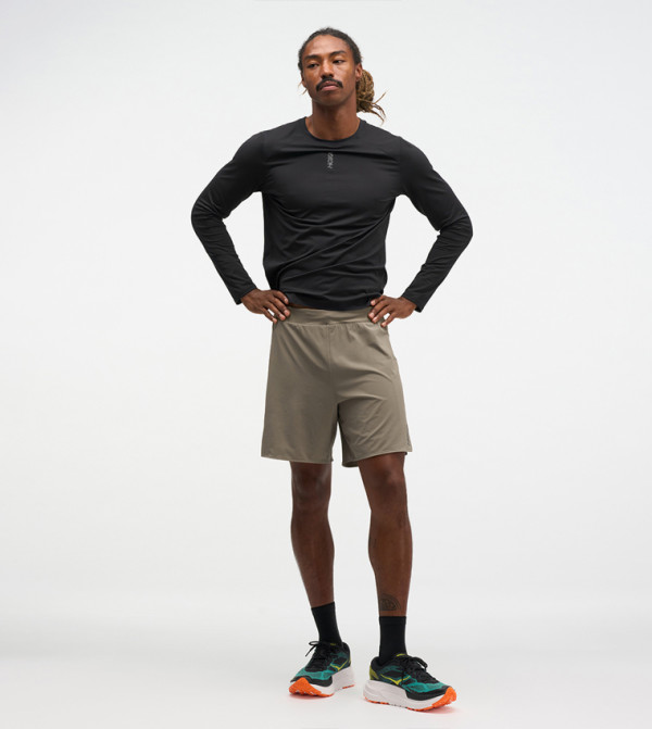 GLIDE Logo Print 2-in-1 7" Shorts