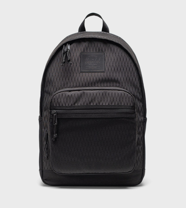 Kaine Self Patterned Zippered Backpack