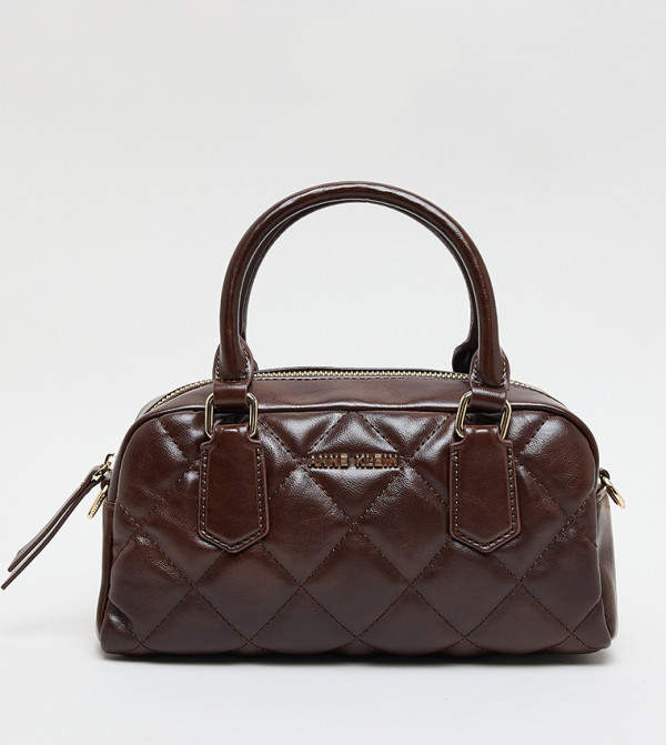 Quilted PU Handheld Bag
