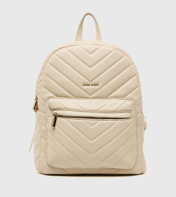 Logo Detail Quilted Backpack