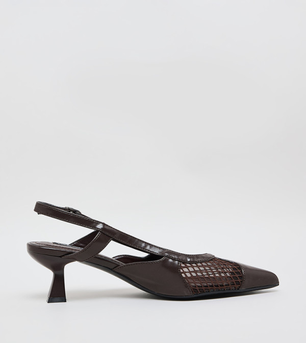 Pointed Toe Slingback Pumps