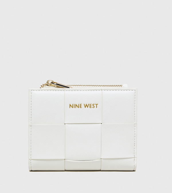 Logo Detail Zip-Closure Wallet