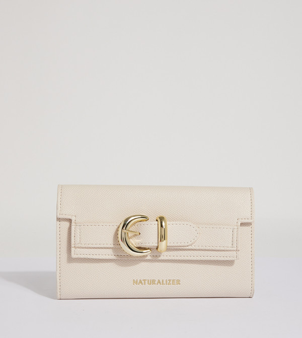 Textured Logo Detail Clutch