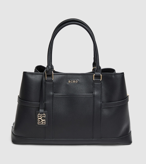 Logo Detail Zip Shoulder Bag