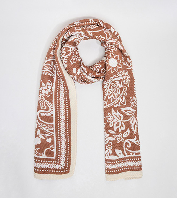 Paisley Patterned Scarf, 180X85cm